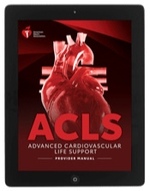 cover image of ACLS Provider Manual eBook (International English); Status Newly added