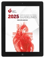 cover image of 2025 AHA Guidelines for CPR and ECC eBook; Status Newly added