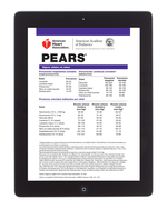 cover image of Tarjeta de referencia digital de Valoración, reconocimiento y estabilización de emergencias pediátricas (PEARS)